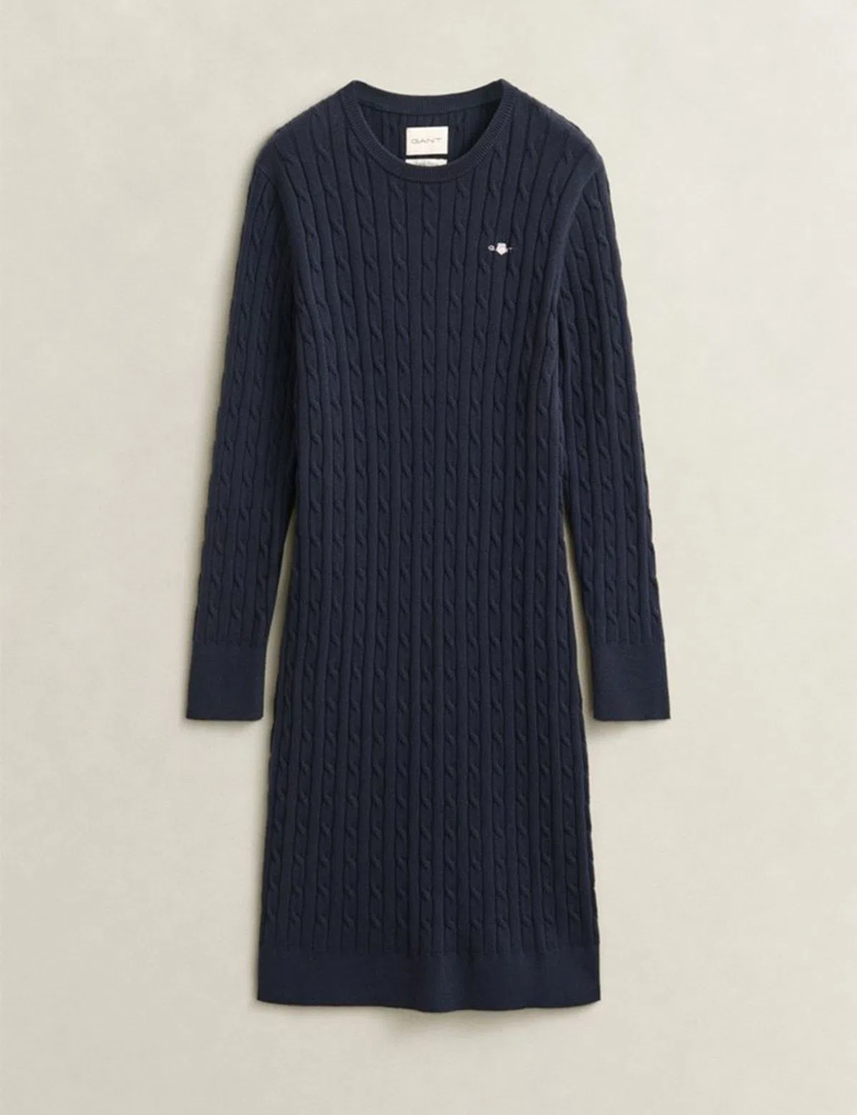 Blue Midi Knit Dress