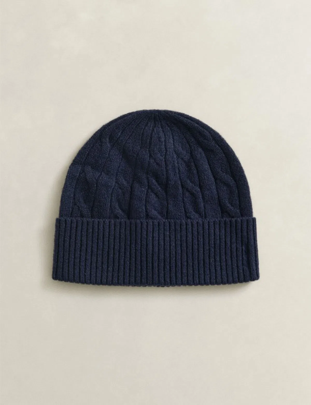 Blue Wool Beanie