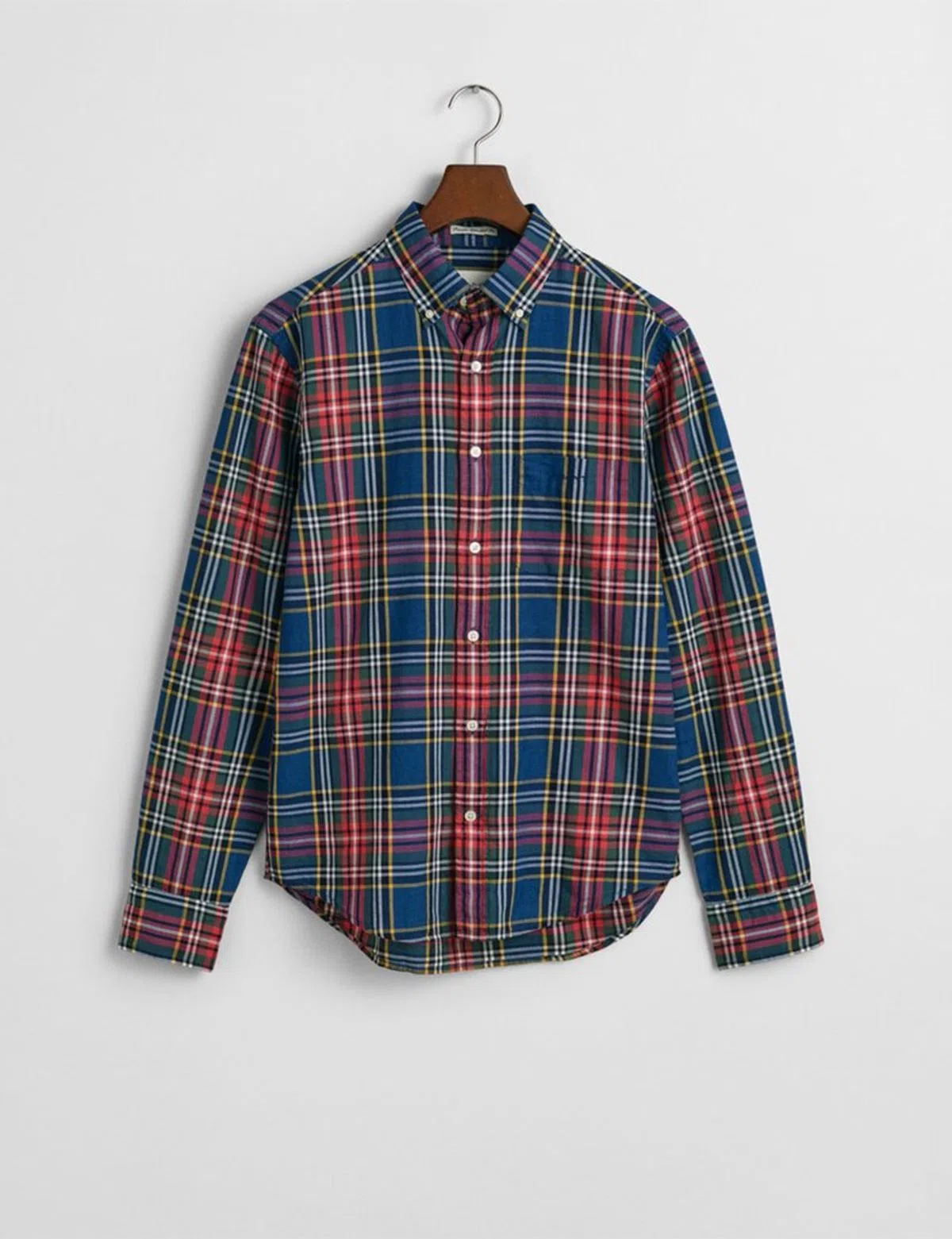 Camisa Reg Indigo Check Multicor