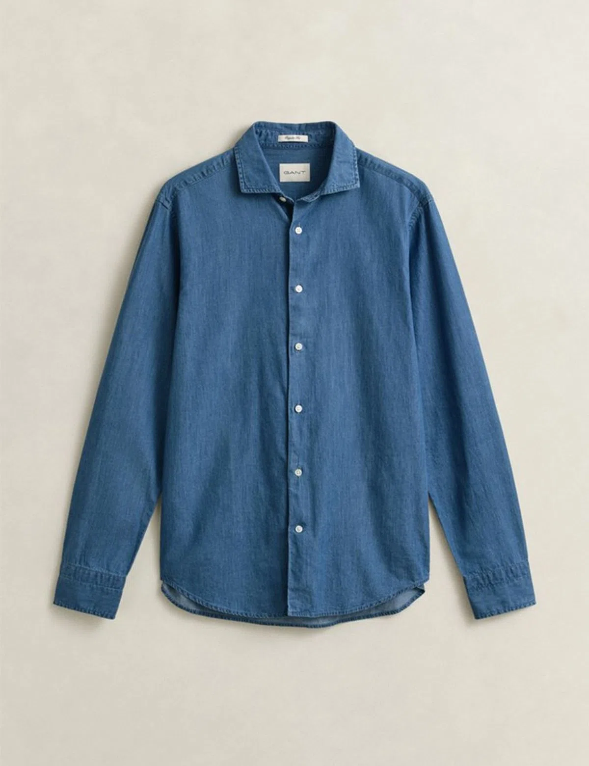 Camisa Regular Fit Indigo Twill Azul