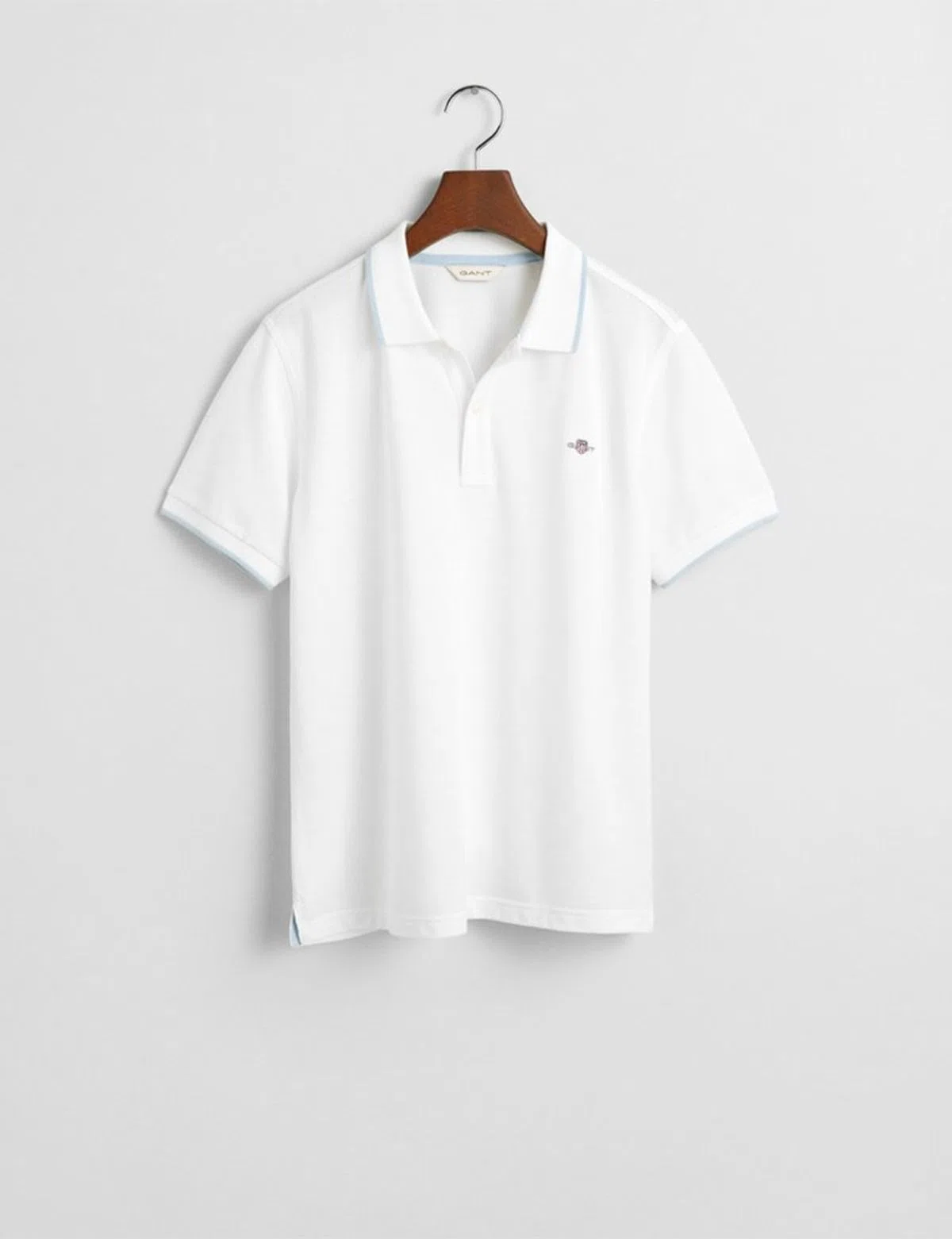 White Pique Rugger Polo