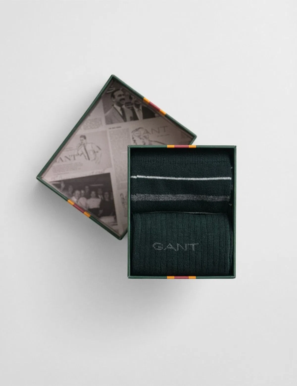 Pack of 2 Multi Stripe Socks - Gift Box
