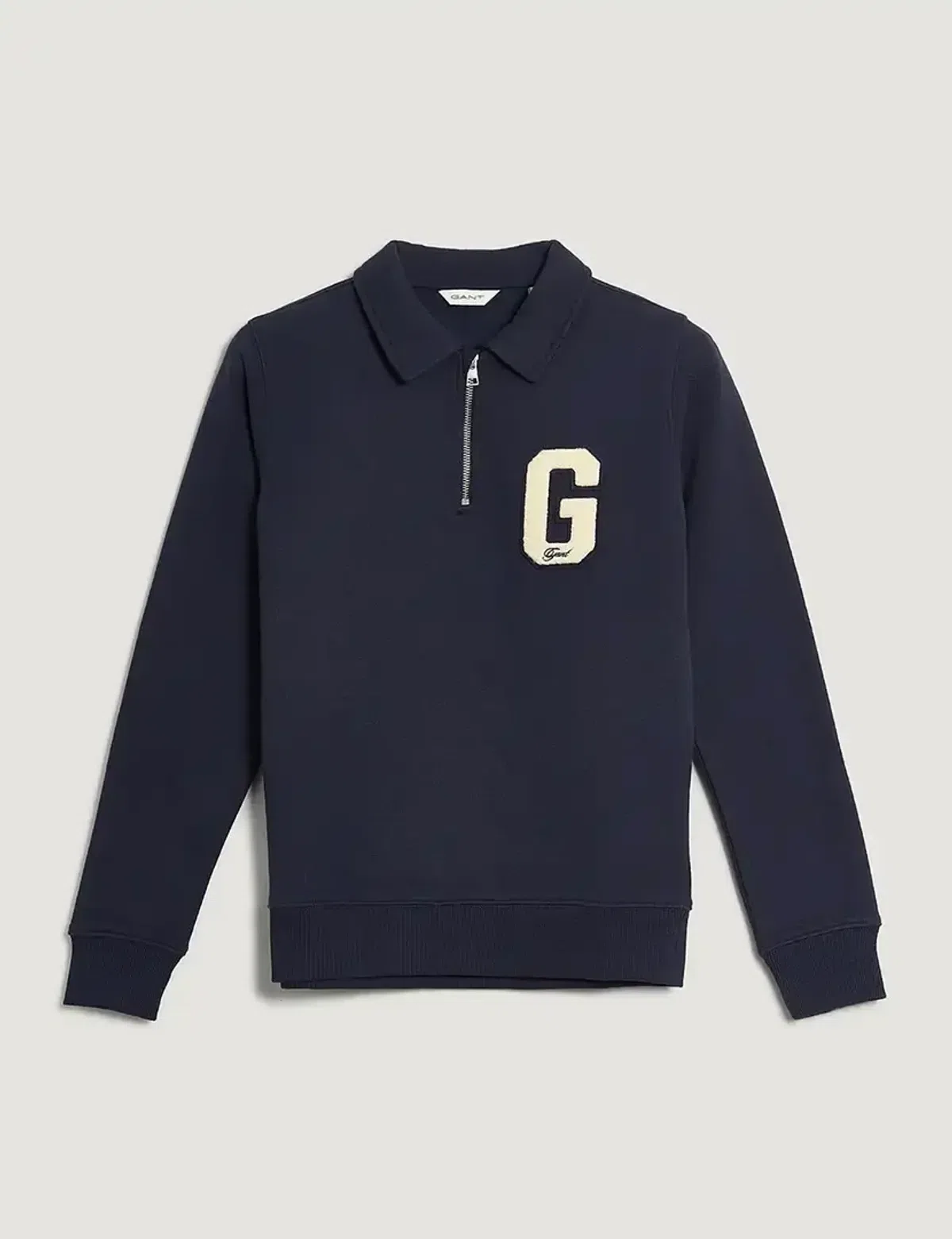 Blue Half-Zip Sweatshirt