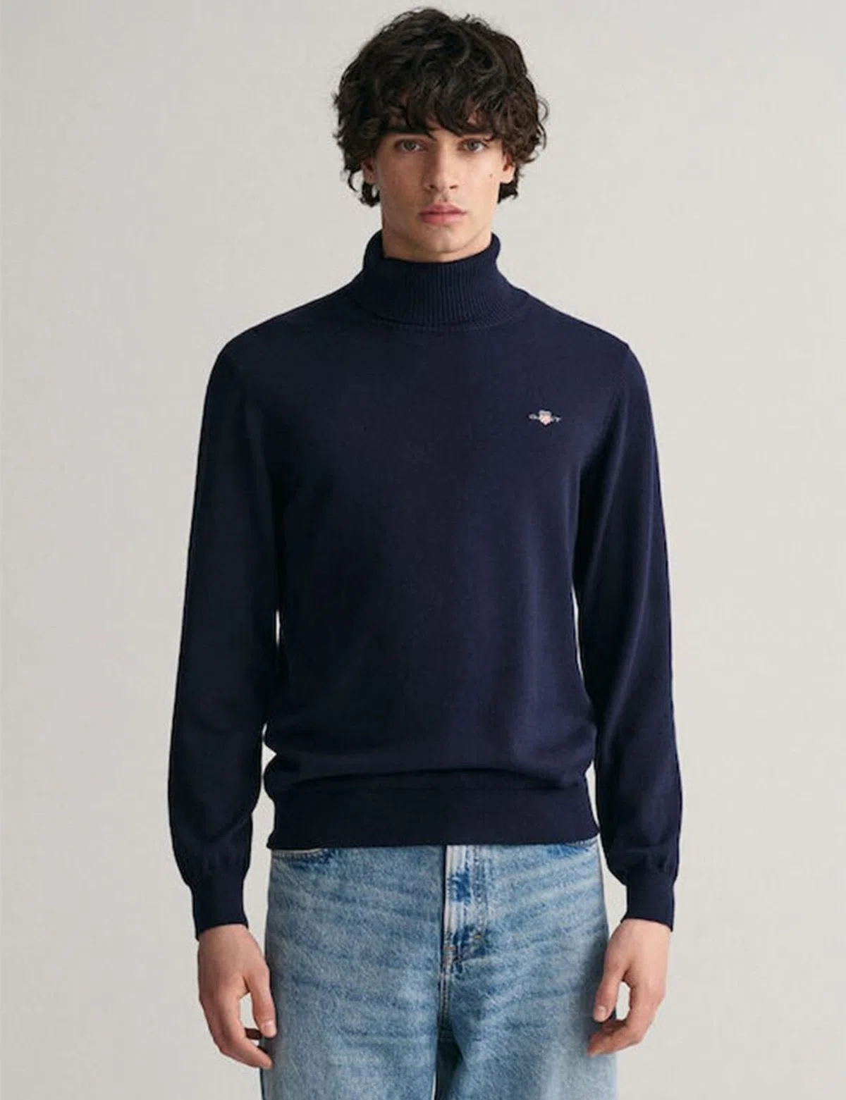 Camisola de malha Azul