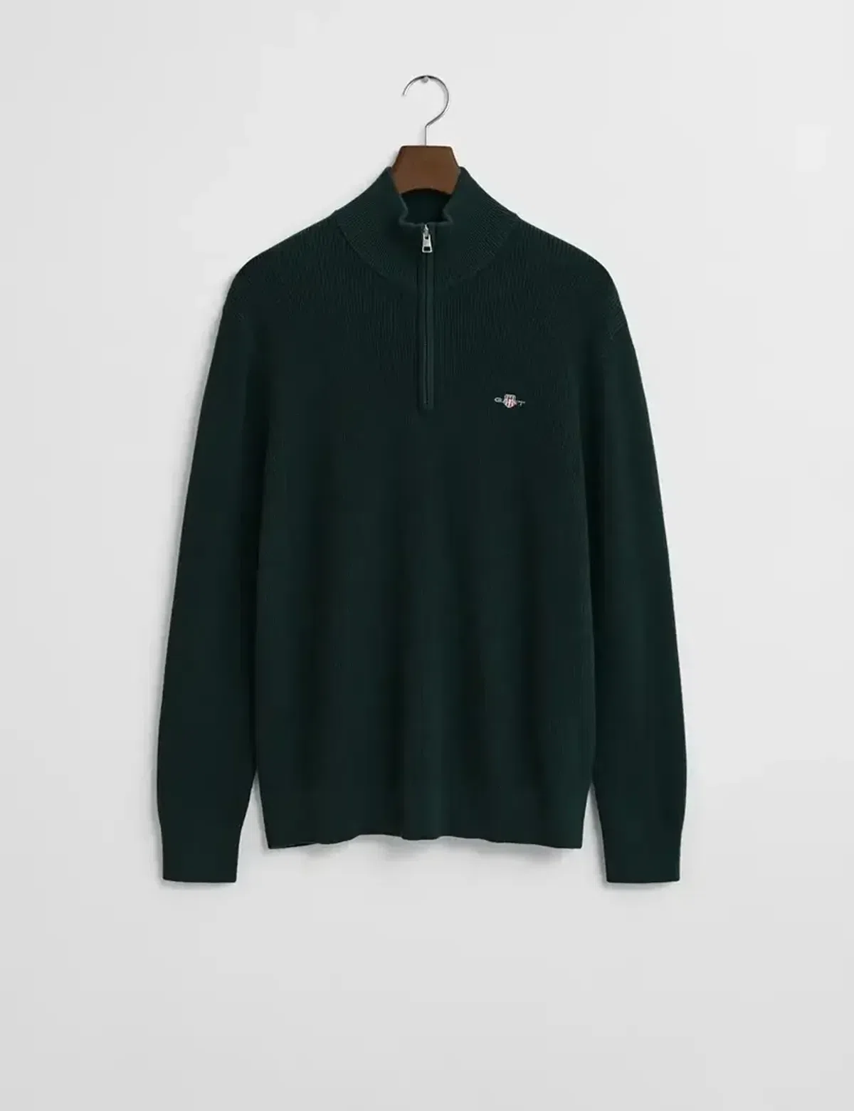 Pull à demi-zip Vert