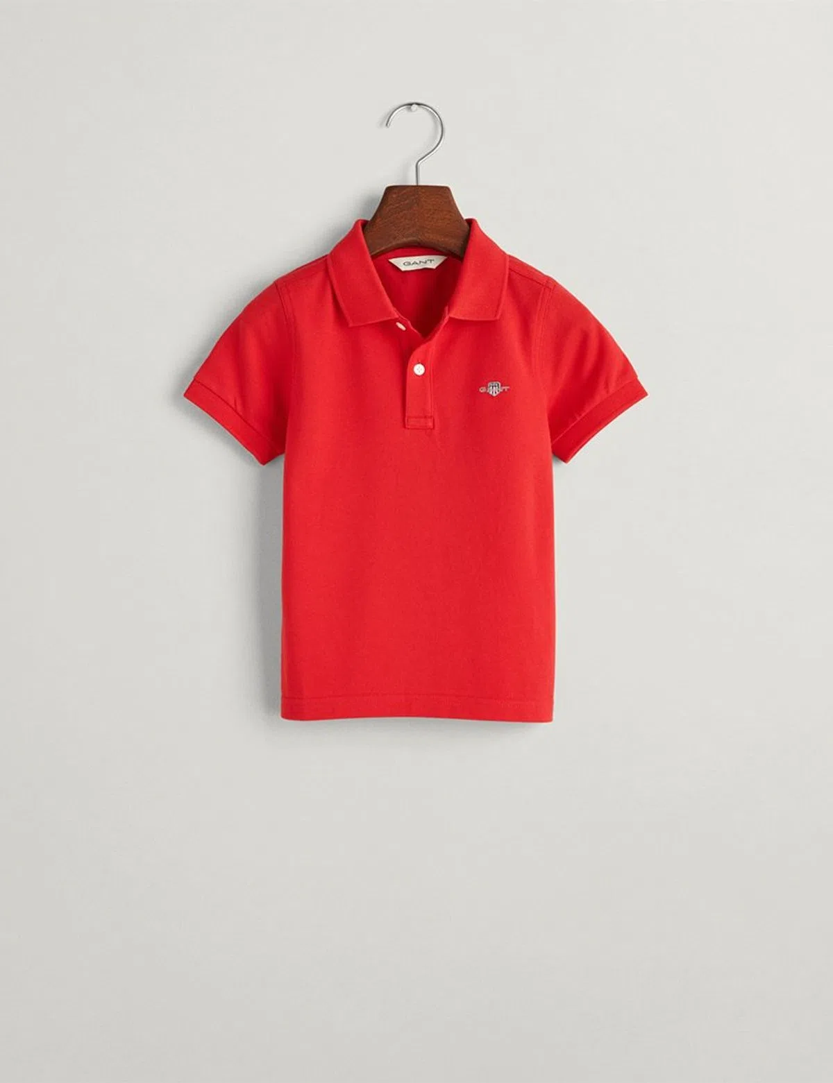 Polo Shield Red Pique