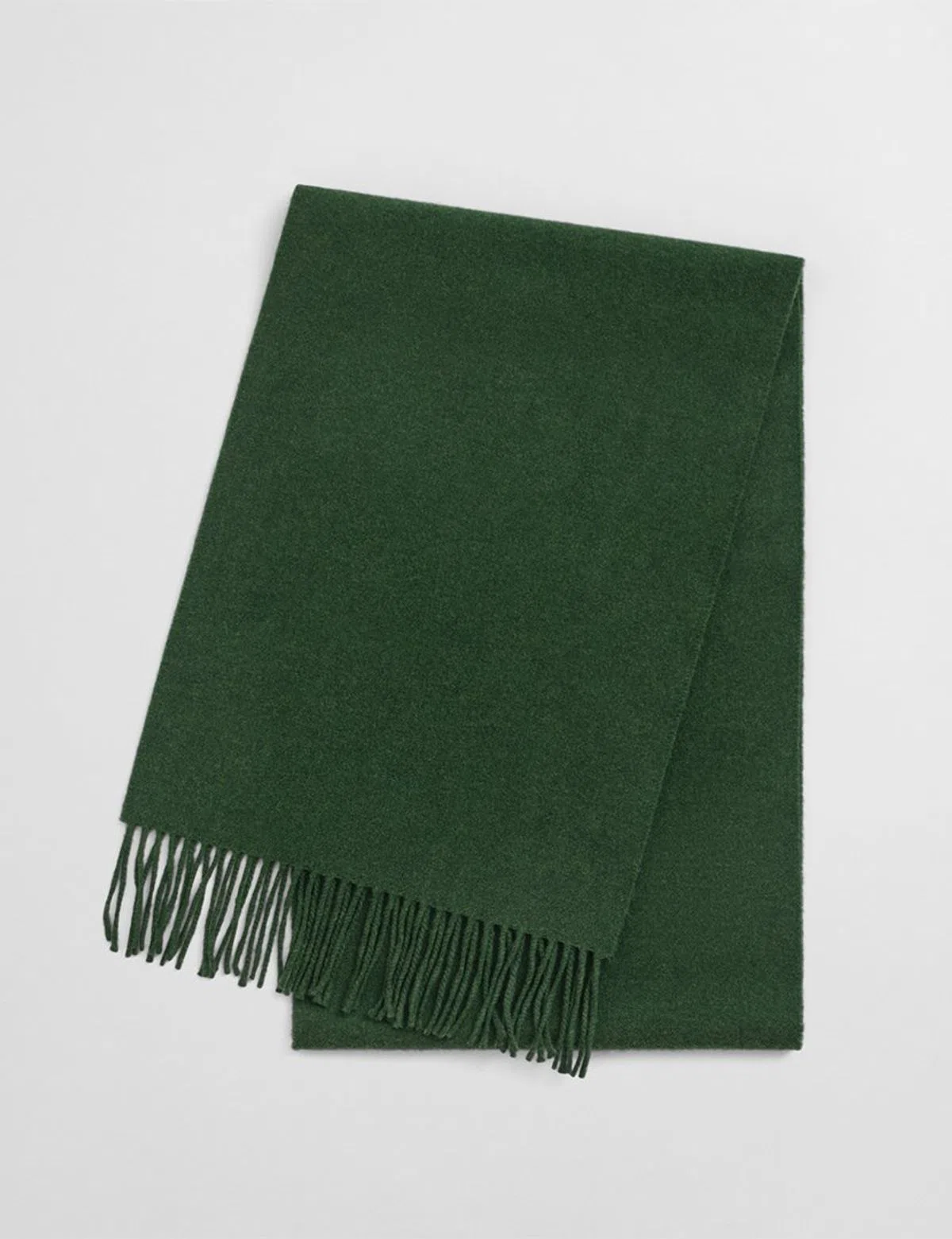 Green Wool Scarf