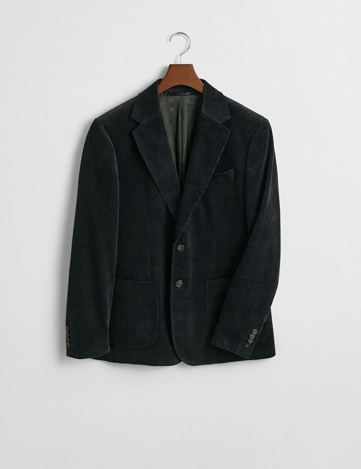 Blazer de fato Slim Cord Verde