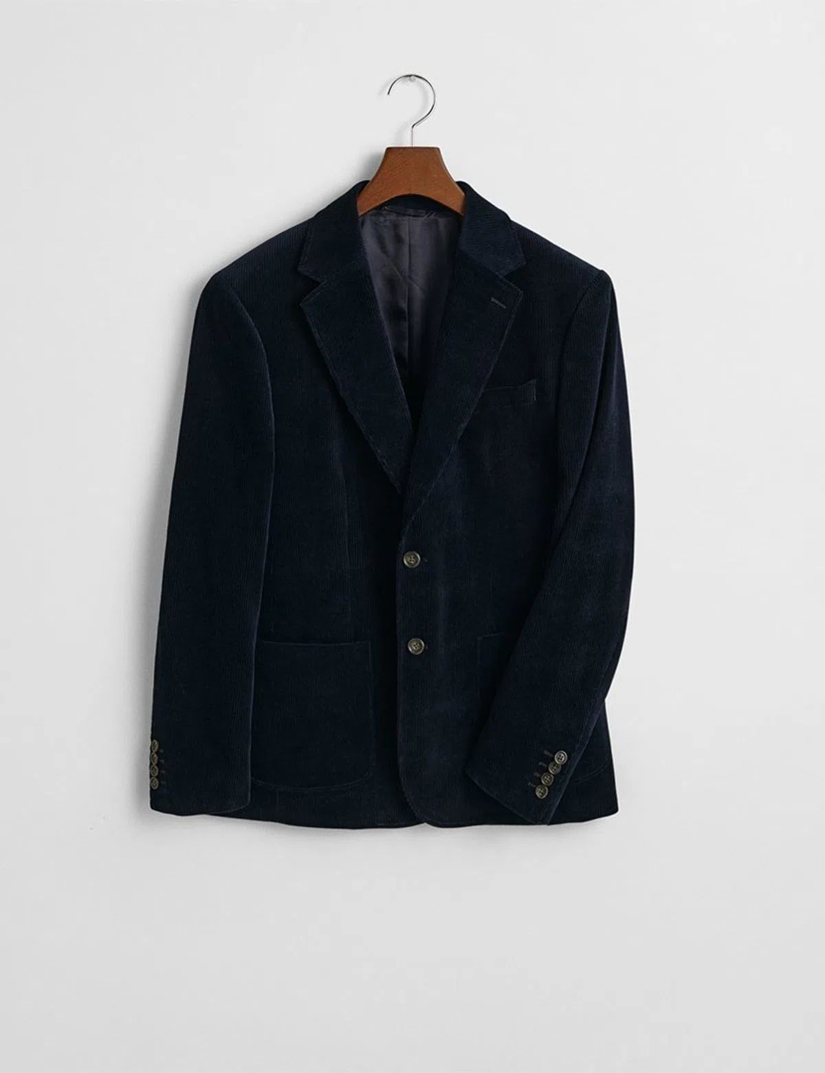 Blazer de fato Slim Cord Azul