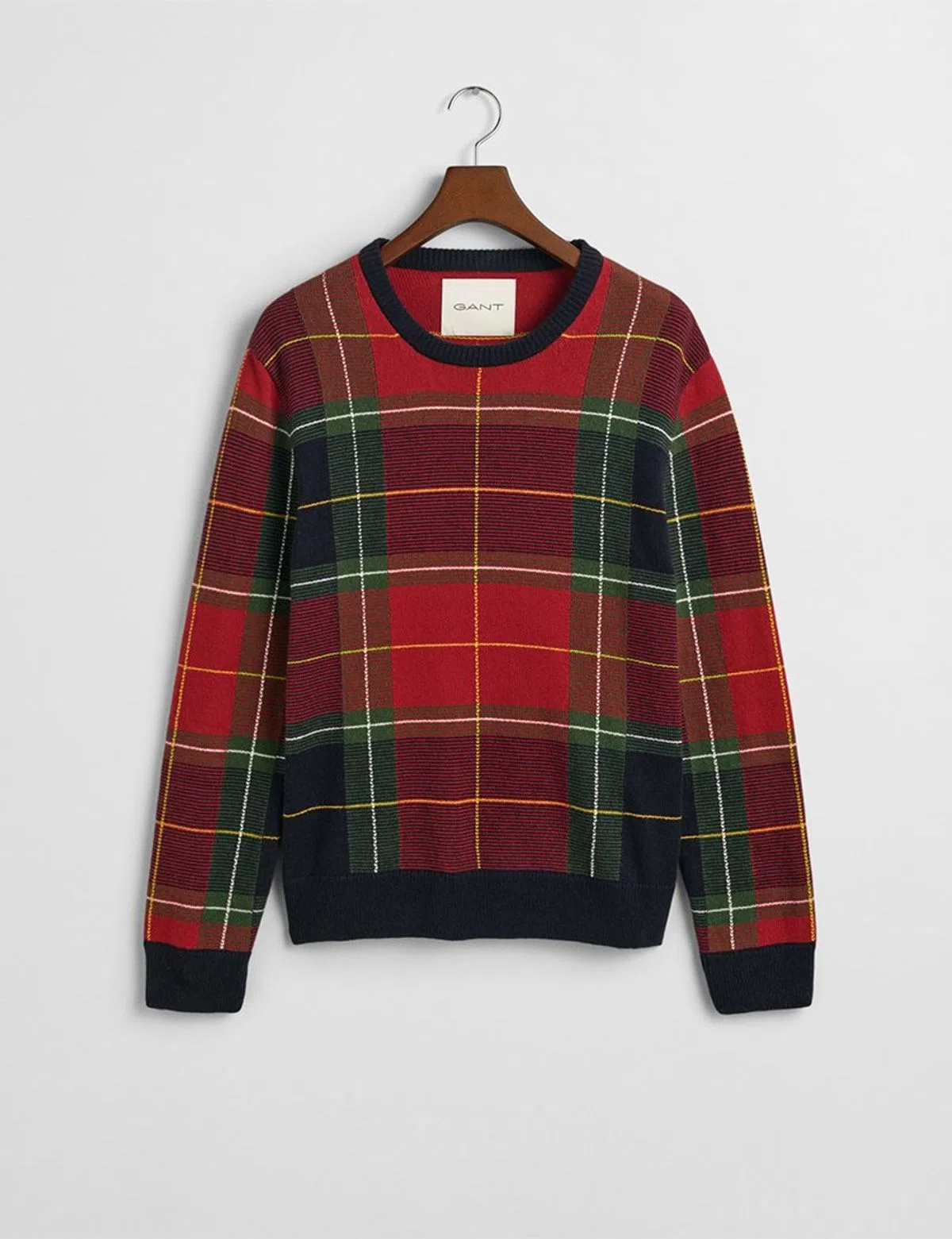 Blue Checkered Sweater