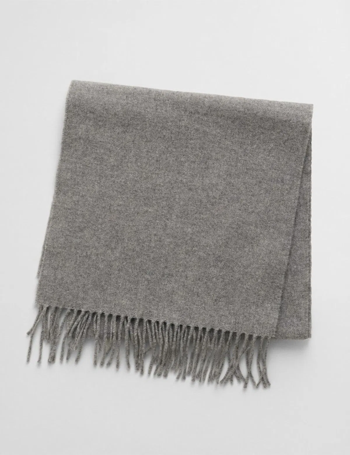 Grey Wool Scarf