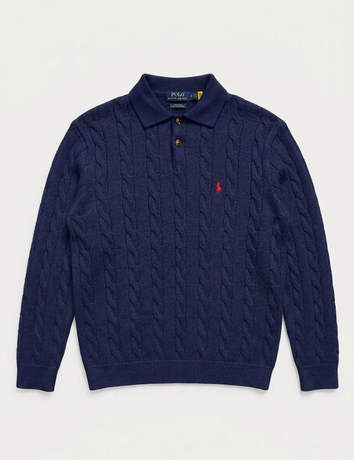 Jersey de Punto Azul Marino