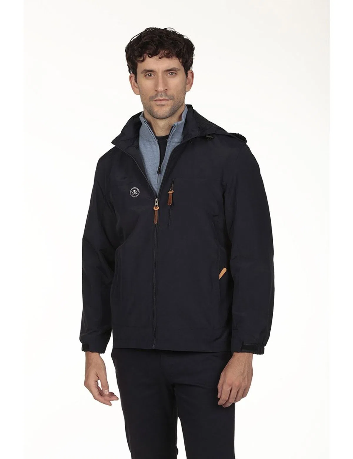 Regular Blue Windbreaker