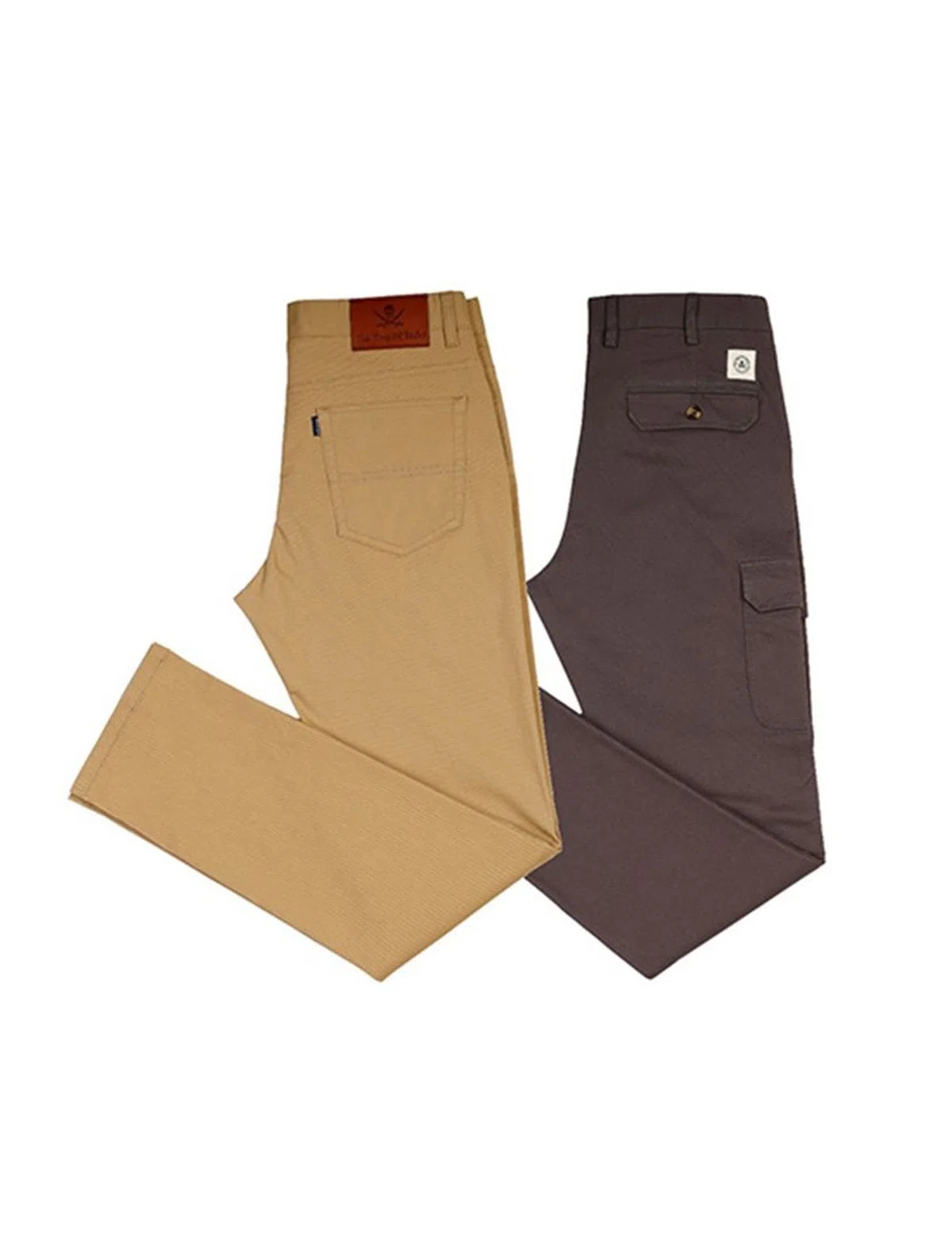 Pack Calças 5 bolsos + Calças Cargo Regular Fit