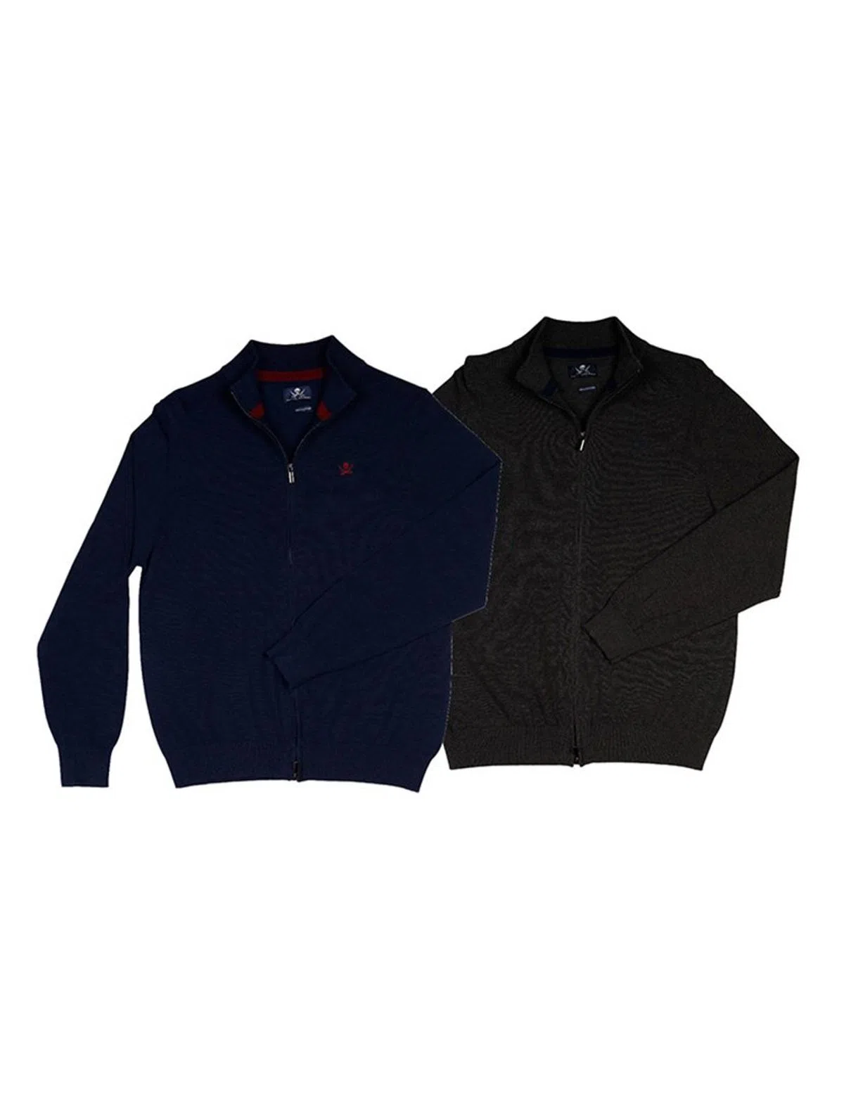 Pack de 2 Cárdigans con cierre Regular Fit