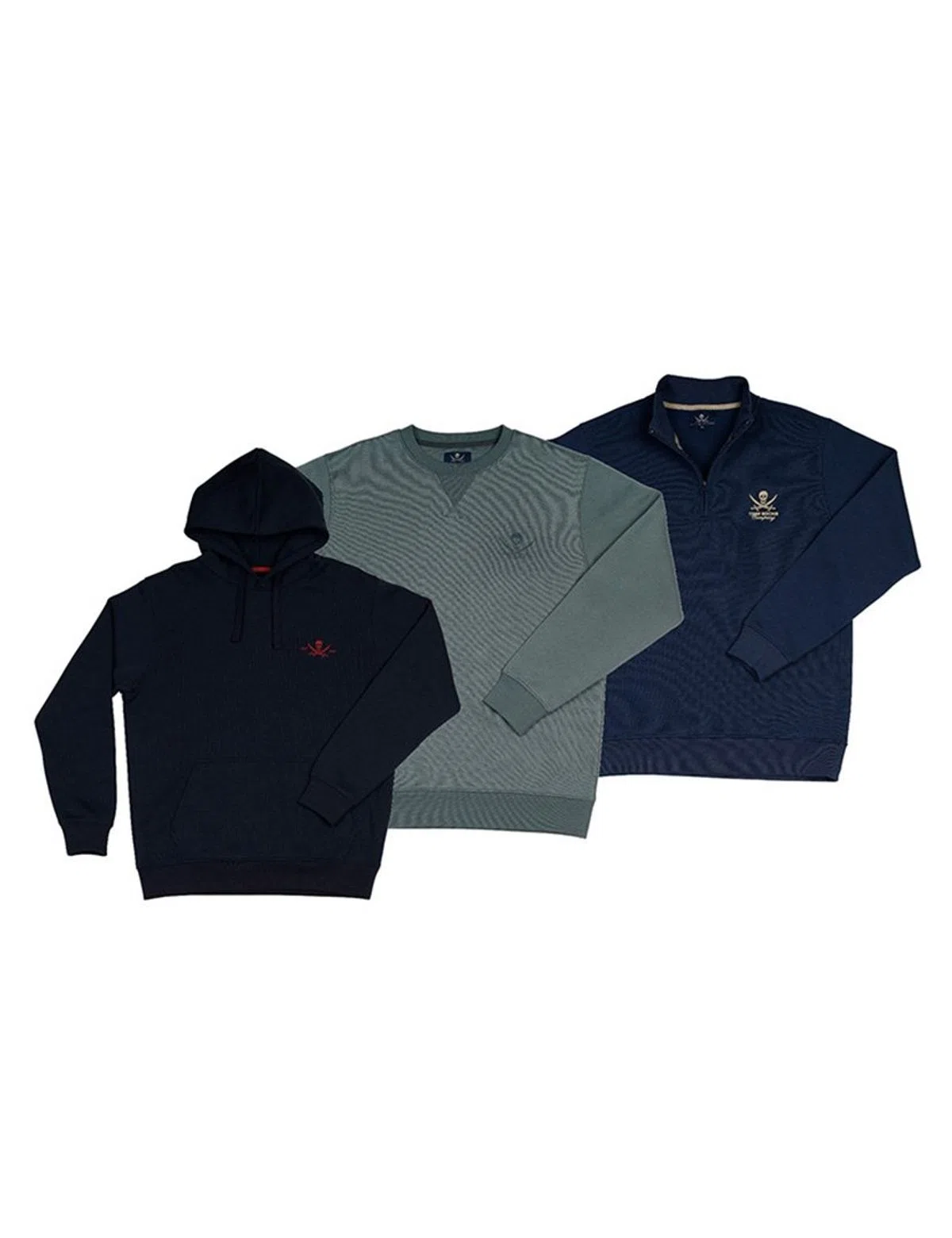 Pack Sweatshirt + Camisola + Camisola com meio fecho