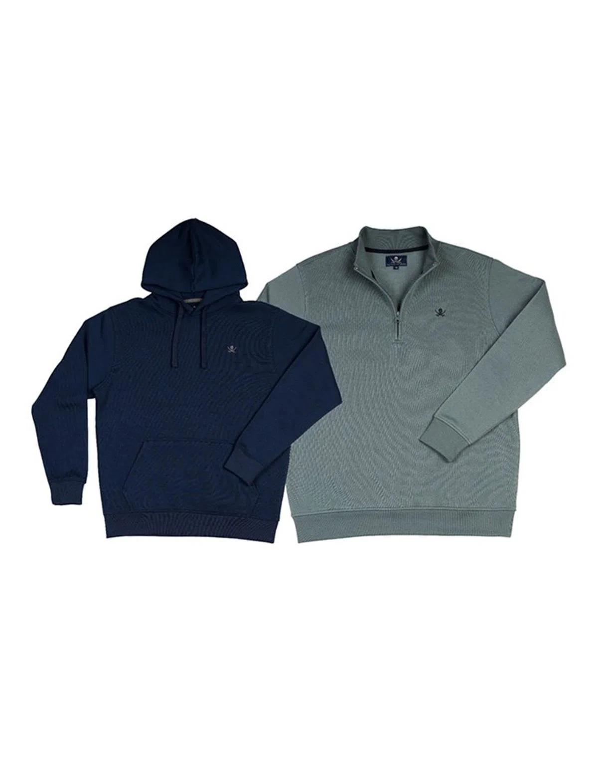 Pack Sudadera + Jersey con medio cierre Regular Fit