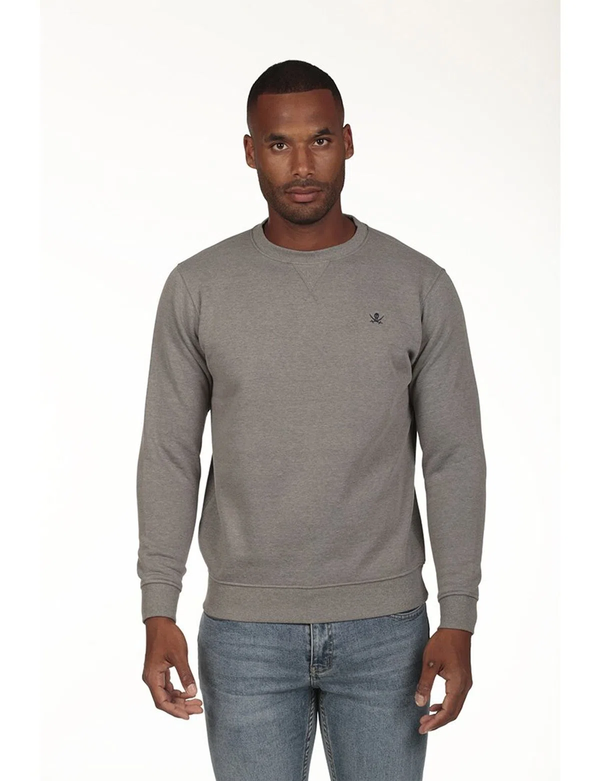 Sudadera Regular Gris