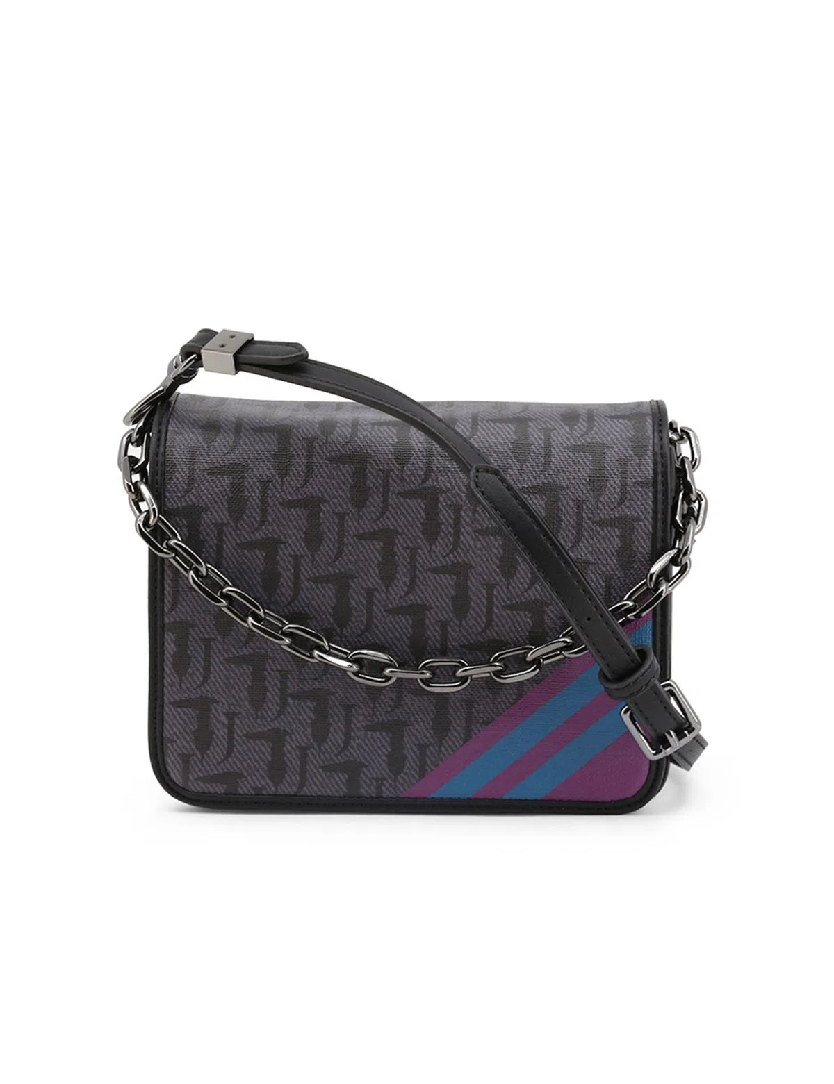 Black and Dark Red Handbag