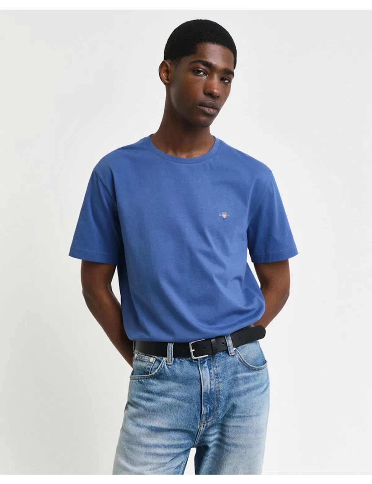 Regular Fit Shield T-Shirt Blue
