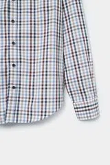 Camisa xadrez regular fit Azul