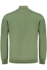 Cardigan com fecho Verde