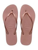 Chinelos Slim Flatform Rosa Açafrão