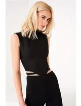 Black Cowl Top