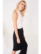 Lady's Bodysuit with White Closure