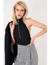 Black Closure Ladies' Bodysuit