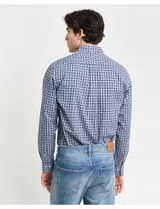 Regular Fit Blue Checkered Shirt