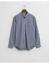 Regular Fit Blue Checkered Shirt