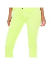 Women's Yellow Fluorescent Jeans