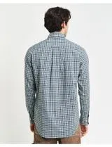 Camisa de manga comprida xadrez Verde