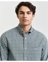 Camisa de manga comprida xadrez Verde