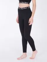 Leggings Femme Oao Text Active Noir