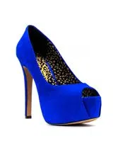 Carri 6 High Heel Shoes Blue American