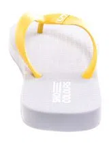 Chanclas ShoeColours Blancas y Amarillas
