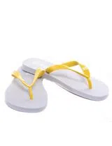 Chanclas ShoeColours Blancas y Amarillas