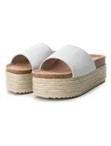 Sandalias Cuña Ice Blanco