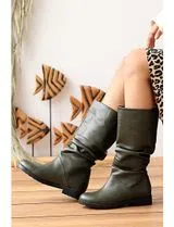 Green Mid Boots