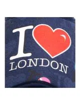 Pantufas I Love London Azul