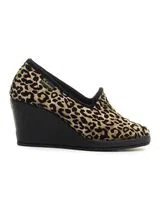 Leopard Wedge Shoes