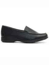 Purapiel Black Moccasins
