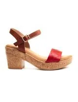 Fanna Red Platform Sandals