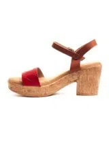 Fanna Red Platform Sandals