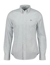 Camisa Slim Micro Print Bege