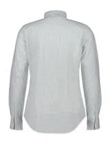 Camisa Slim Micro Print Bege