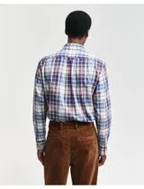 Camisa de manga comprida xadrez Multicor