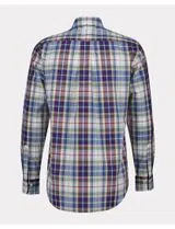 Camisa de manga comprida xadrez Multicor